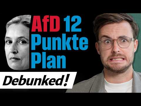 Video Thumbnail: AfD-Deutschlandplan DEBUNKED! ❌