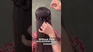 Download lagu #trending paranda Hairstyle.🥰❤️🥰🙏🏻 Punjabi Mirror Parandi / Paranda For Wedding /Punjabi mp3