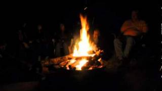 Spring Cypress Flute Circle Jan2011 Fire on the Patio Vid 1