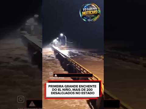 IMAGENS FORTES: ENCHENTES VOLTAM A ATINGIR O RIO GRANDE DO SUL