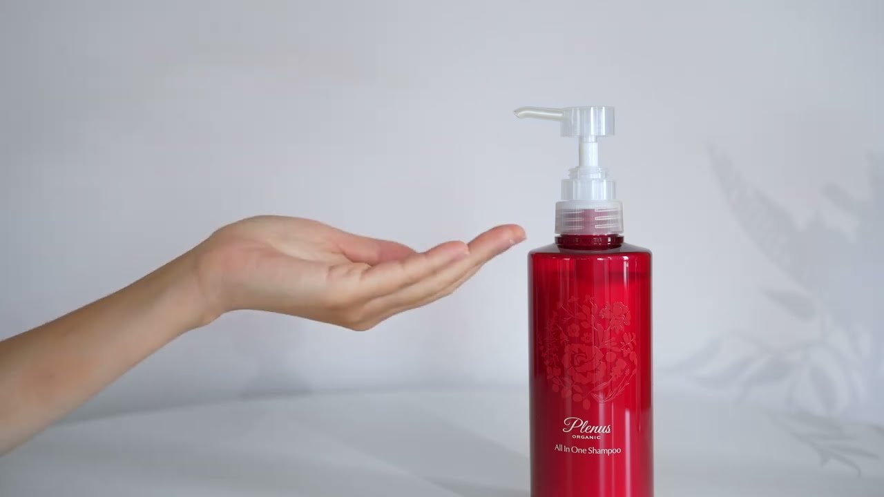 美容・ボディケアの商品動画事例｜白背景で魅せるシャンプーのテクスチャー動画