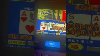 VIDEO POKER $50 SPIN BIG WIN! #slot#jackpotwin #jackpot