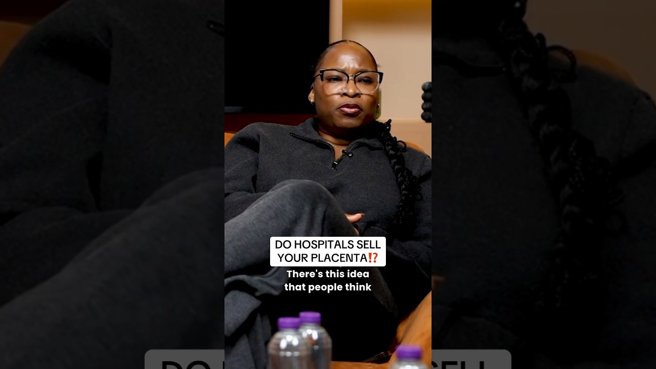 Do hospitals sell your placenta 🤔 #podcast #inmyopinionpodcast #topcreators #pregnancy #childbirth