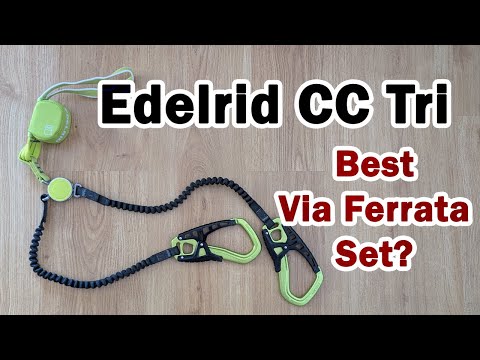 Edelrid Cable Comfort Tri — Ultra-Light Via Ferrata Set With Swivel