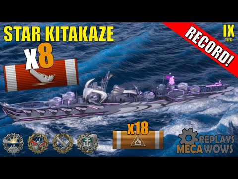 STAR Kitakaze 8 Kills & 281k Damage | World of Warships Gameplay