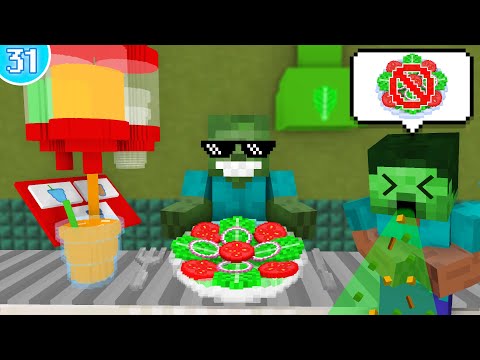 🥗 Work At Salad Place - Minecraft Animation