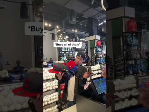 Buying baseball caps be like😂🧢