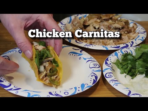 Crockpot Chicken Carnitas