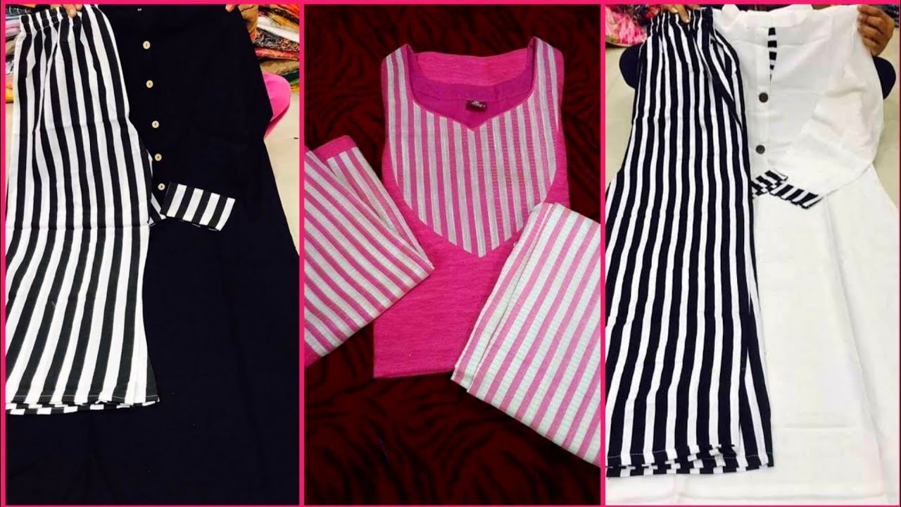Watch video 2020 New Latest striped palazzo pants with kurti||Striped trouser#Stripedpants #Stripedpalazzo Now 2020 New Latest striped palazzo pants with kurti||Striped trouser#Stripedpants #Stripedpalazzo