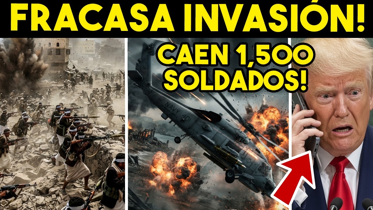 Se desata el infierno! DERRIBAN HELICOPTERO, CAEN TROPAS. Trump fracasa ataque. EEUU se retira