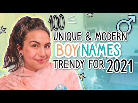 100 MODERN & UNIQUE BOY BABY NAMES TRENDY FOR 2021 | New & Rare Baby Name List For Boys!