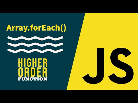 Foreach In Javascript Higher Order Function