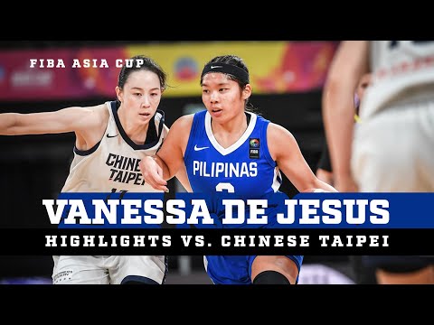 Vanessa De Jesus FIBA Asia Cup Highlights vs. Chinese Taipei