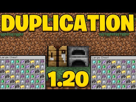 The Best 1.20 Duplication glitch Minecraft