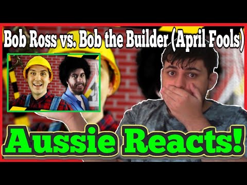 AUSSIE REACTS! Bob Ross vs Bob the Builder (April Fools) #RapBattle​ #BobRoss​ #FreshyKanal​