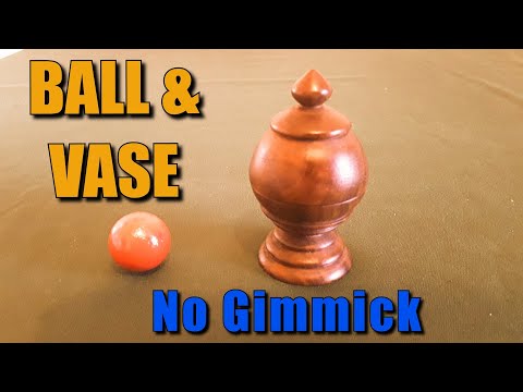 WOODEN BALL AND VASE MAGIC