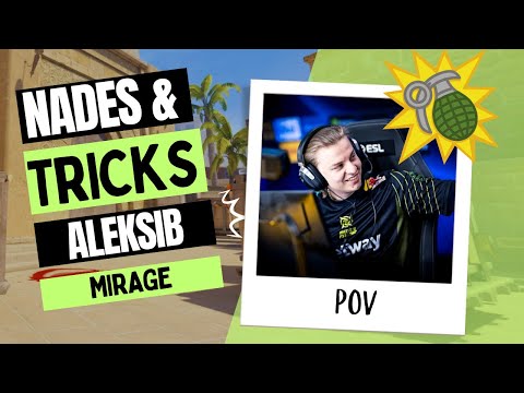 ALEKSIB POV - Nades & Tricks on Mirage (vs Imperial)