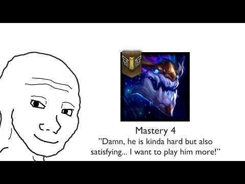 When you're mastering a Nerfed Champion in League...