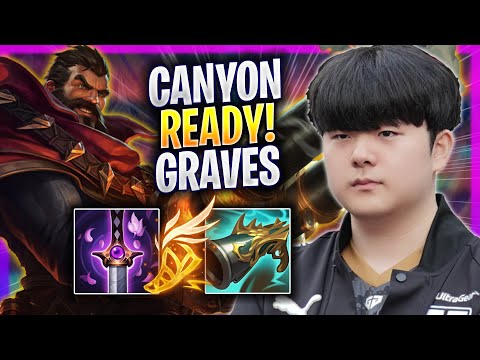 CANYON IS READY TO PLAY GRAVES! - GEN Canyon Plays Graves JUNGLE vs Taliyah! | Season 2024