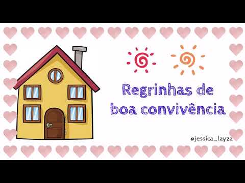 Regrinhas de boa convivência