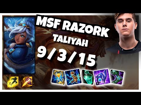 Razork Taliyah 10.25 S11 Jungle Challenger Replay (9/3/15) - EU
