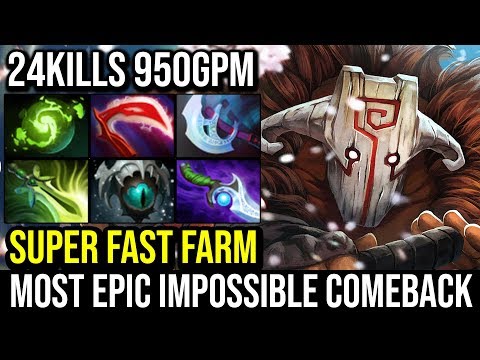 This is How Juggernaut Carry an Impossible Game | Super Omnislash Crazy Build 950GPM Pajkatt Dota 2