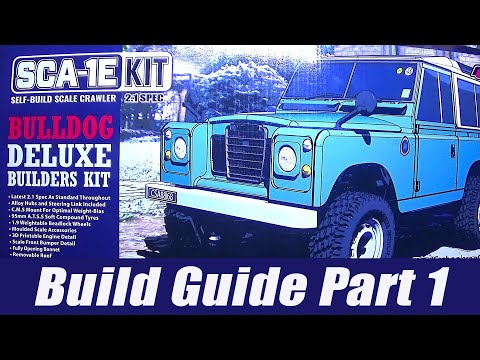 Carisma SCA1E 2.1SPEC Bulldog Deluxe Kit Build & Tips Part 1