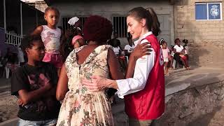 Doña Letizia visita el proyecto "Programa piloto de localización de los ODS en Cabo Verde, con enfoque de reducción de desigualdades- Desarrollo 