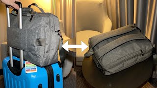 Coolbell Business Aktentasche und Notebook Rucksack in einem (umwandelbar) - Test - deutsch
