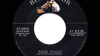 1957 HITS ARCHIVE: Four Walls - Jim Reeves