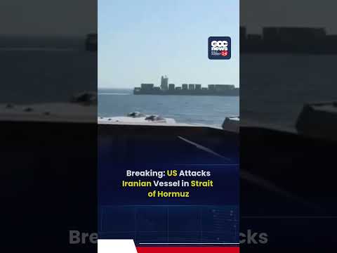 US Warship Opens Fire on Iranian Cargo Ship Near Hormuz
