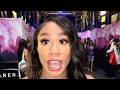 ALYCIA BAUMGARDNER IMMEDIATE REACTION AFTER BIVOL UNANIMOUS DECISION VICTORY OVER CANELO