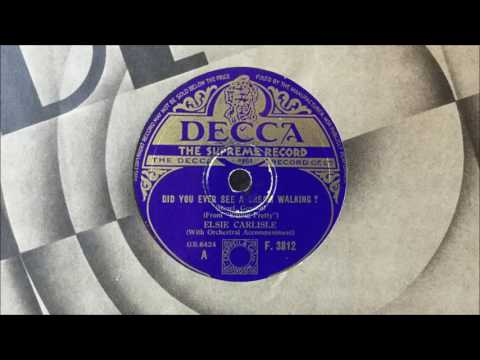 Elsie Carlisle - "Did You Ever See a Dream Walking?" (1933)