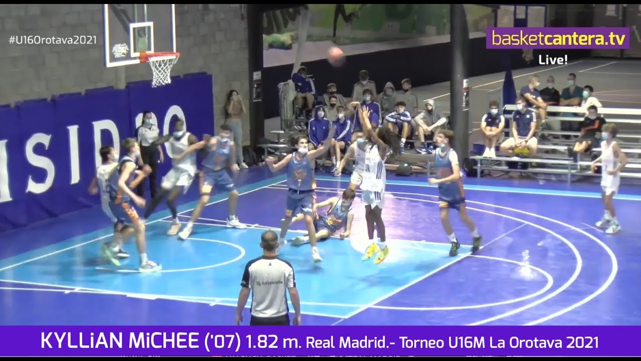 KYLLiAN MiCHEE ('07) 1.82 m. Real Madrid.- Torneo Internacional U16M La Orotava-21 #BasketCantera.TV