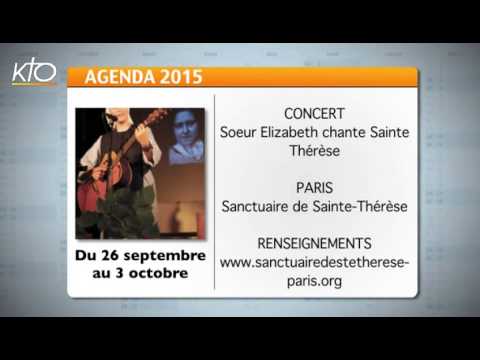 Agenda du 25 septembre 2015