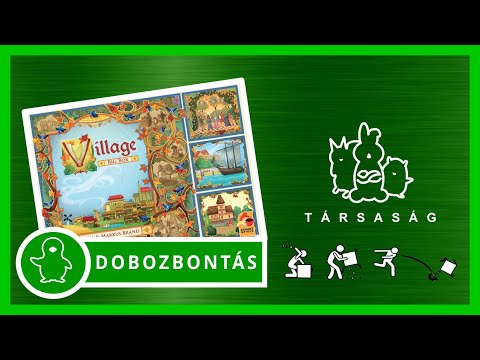 Village Big Box | Dobozbontás - Társaság - Társasjáték Vlog