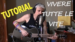 Vivere tutte le vite - Elisa - chitarra tutorial