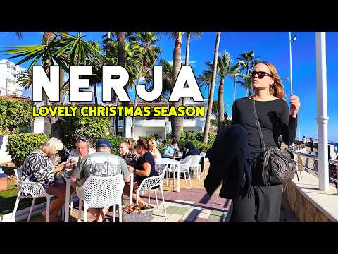 Nerja Spain Lovely Christmas Season December 2025 Update Costa del Sol | Axarquía | Málaga [4K]