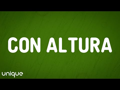 ROSALÍA, J Balvin - Con Altura (Letra/Lyrics) ft. El Guincho