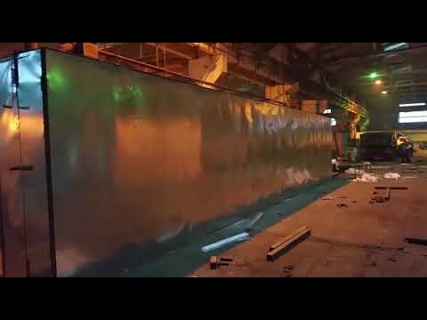 Линия порошковой окраски опор освещения 12,5 метра