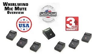 Video thumbnail for How to Mute a Microphone - Whirlwind Mic Mute by Training Snacks