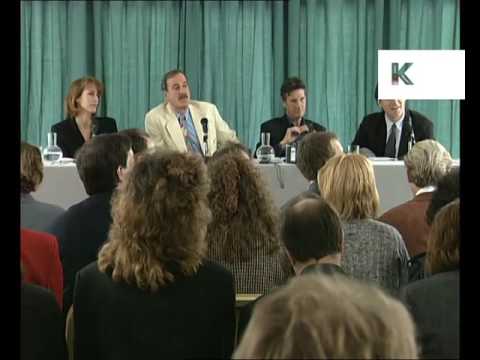 1990s Fierce Creatures Press Interview, Jamie Lee Curtis, John Cleese, Michael Palin, Kevi