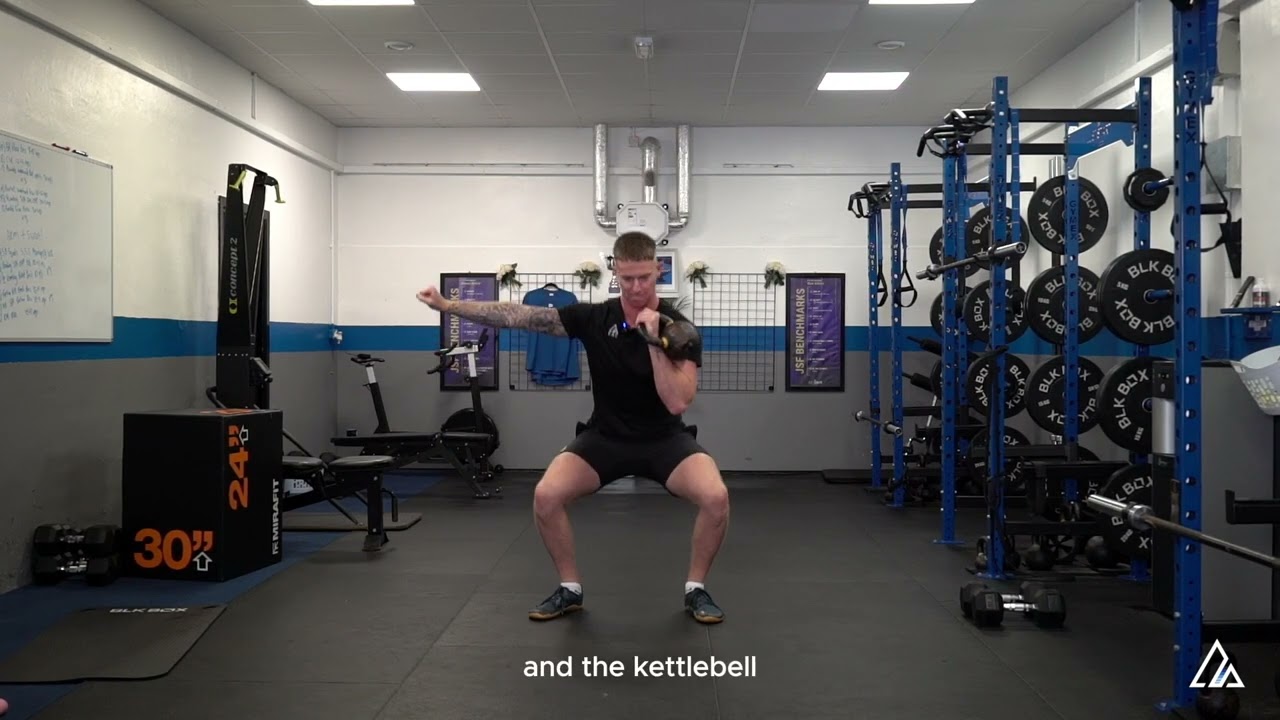 Offset Front Rack Squat - YouTube