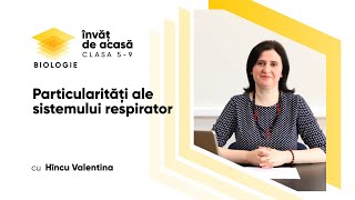 "Particularităţi ale  sistemului respirator"