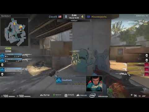 suNny 3k to earn map point. mousesports vs Cloud9 DreamHack Open Denver 2017