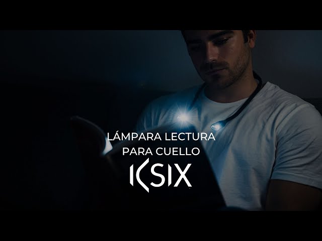 Lampe de lecture LED Ksix Neck, 3 modes d'éclairage, ergonomique, jusqu'à 20h d'autonomie video