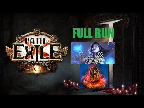 [Path of Exile 3.20] Full Sanctum Run w/ Zombies Relics are Insane - 1128