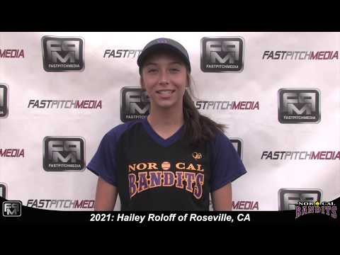 2021 Hailey Roloff Outfield Softball Skills Video - Norcal Bandits