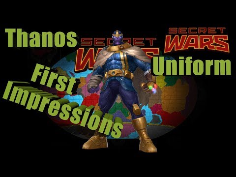 Thanos Secret Wars: Infinity Uniform First Impressions (MFF)