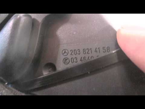 2006 Mercedes C230 Power Master Window / Control LH SEAT SWITCH 2038214158 203TYPE - mbiparts... OEM